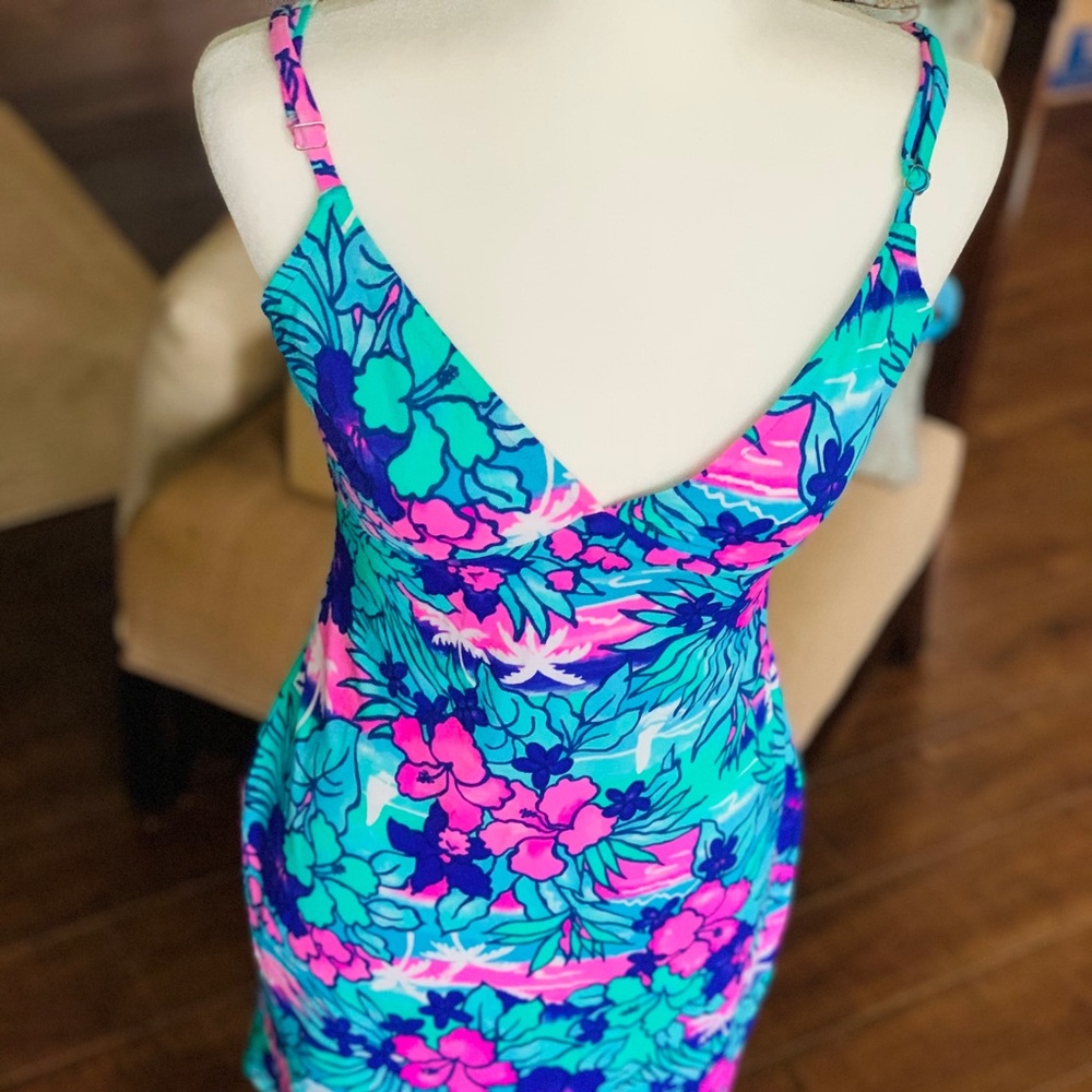 ‼️SOLD‼️CARABELLA COLECTION 🌸 Spandex Dress - Picture 4 of 5